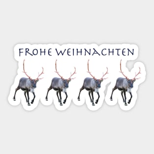 Frohe Weihnachten Sticker